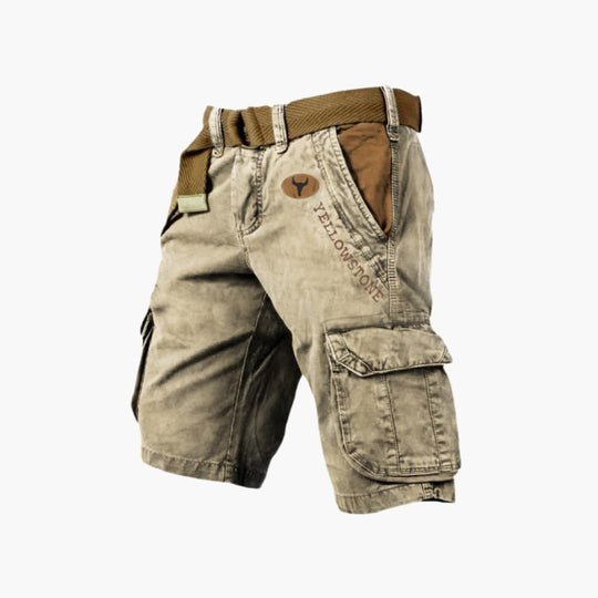 Short Cargo Homme Outdoor Poches Latérales Été Ceinture