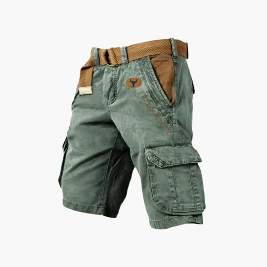 Short Cargo Homme Outdoor Poches Latérales Été Ceinture
