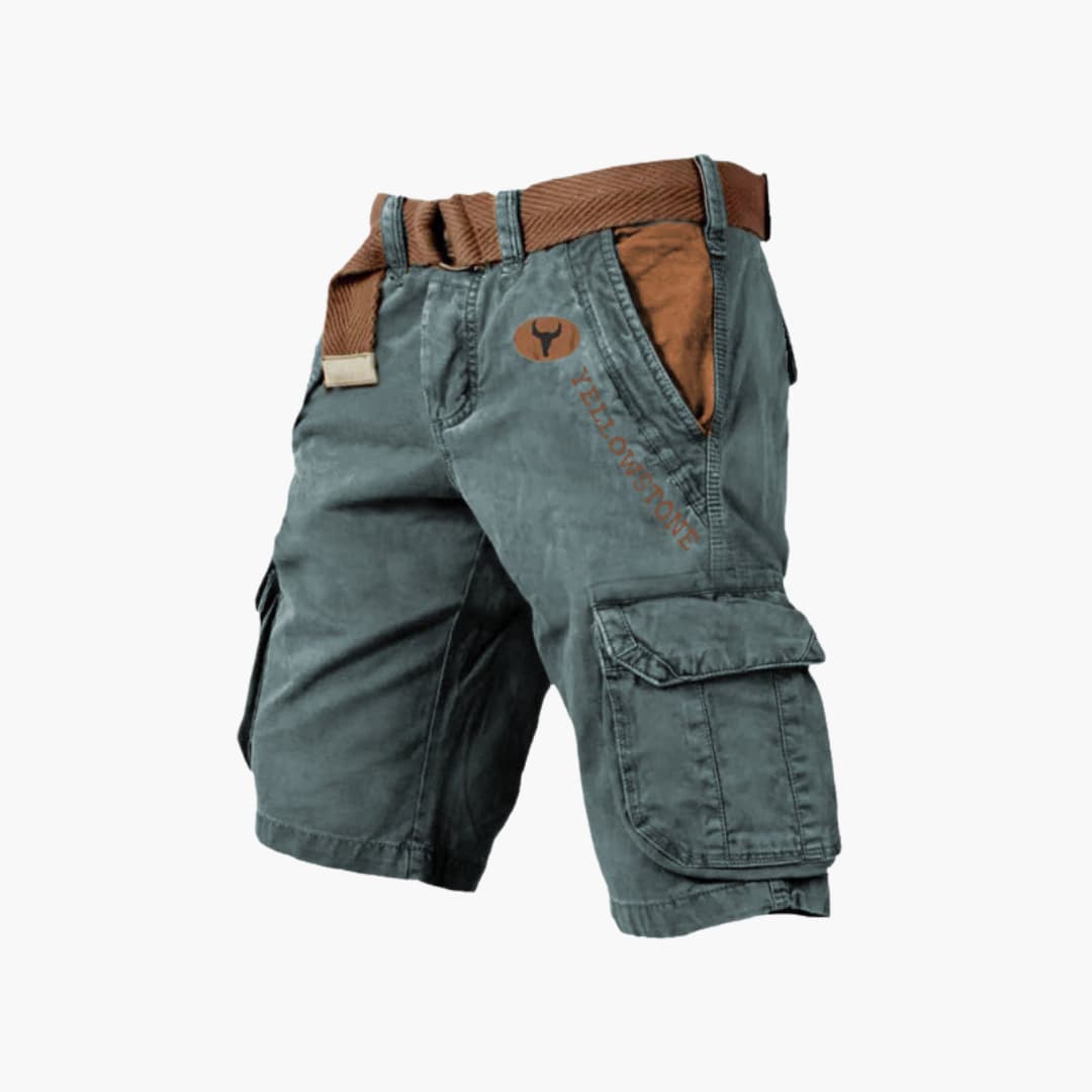 Short Cargo Homme Outdoor Poches Latérales Été Ceinture