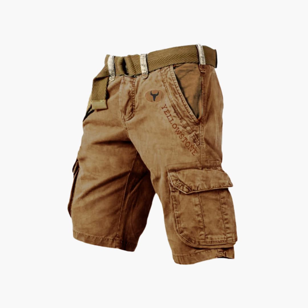 Short Cargo Homme Outdoor Poches Latérales Été Ceinture