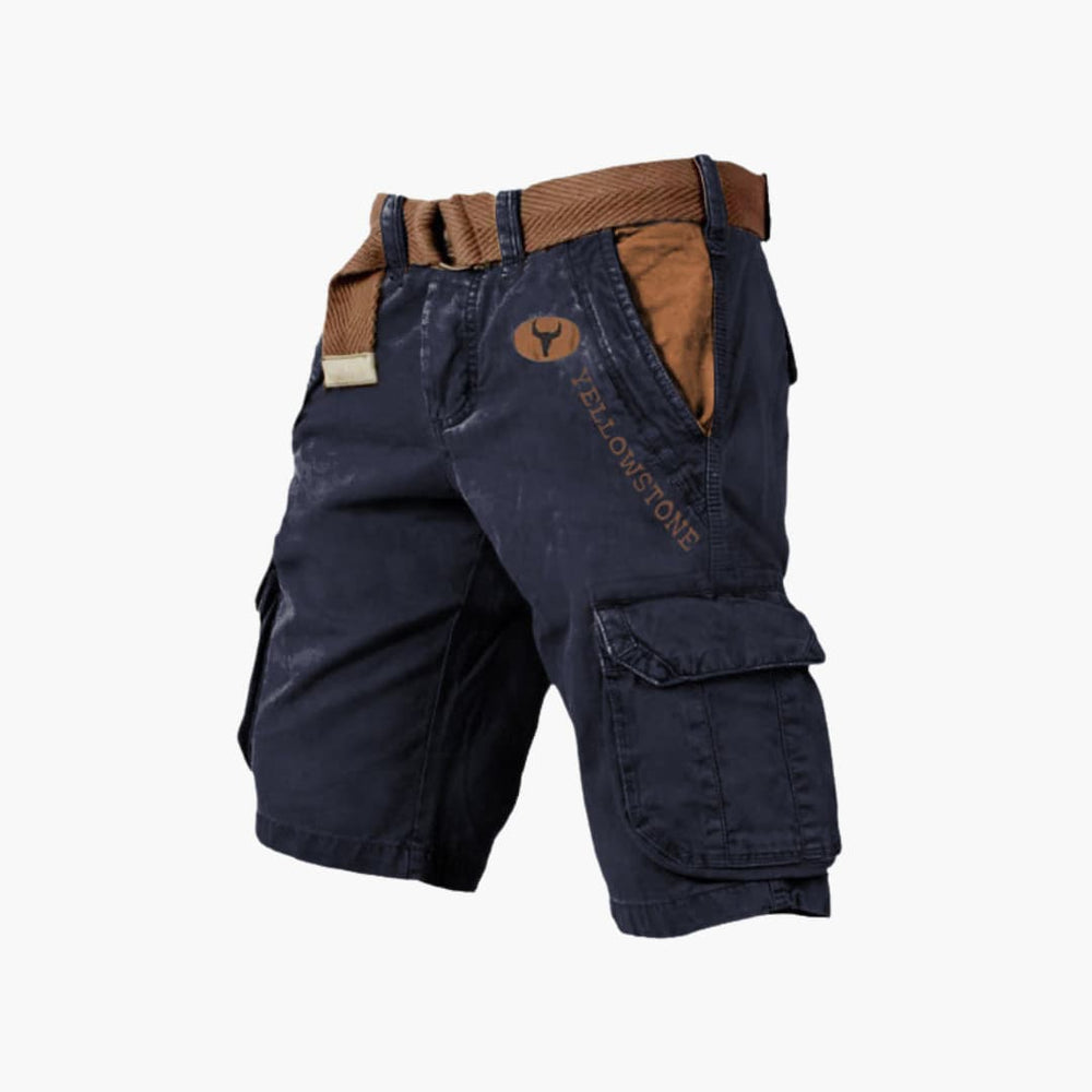 Short Cargo Homme Outdoor Poches Latérales Été Ceinture