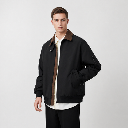 Veste Harrington Classique Homme Veste Mi-Saison