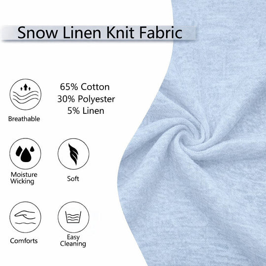 Polo en Lin Texturé Homme Été Coton Manches Courtes