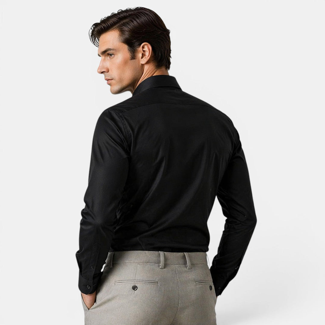 Chemise Business Classique Homme Manches Longues