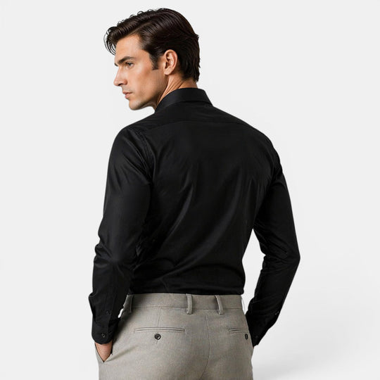 Chemise Business Classique Homme Manches Longues