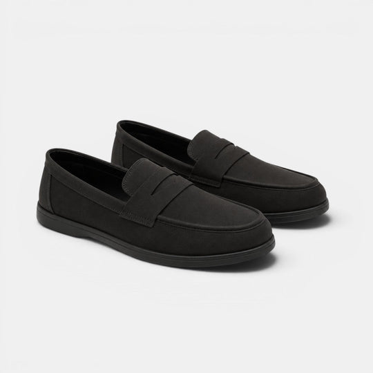 Mocassins Premium en Daim Homme à Enfiler Slip-On