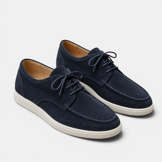 Mocassins Derby Old Money Homme Élégants Cuir Slip-On