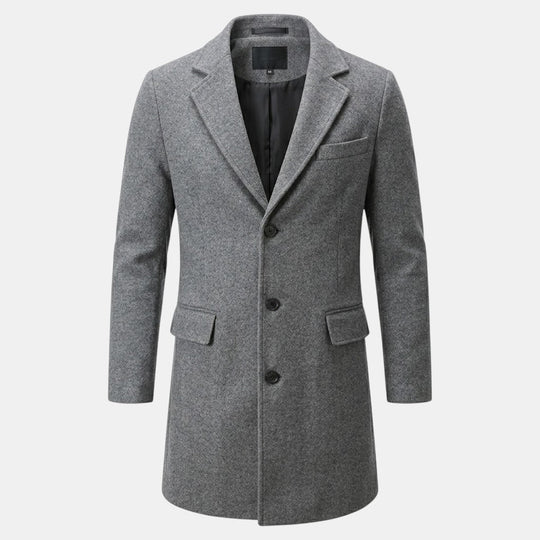 Manteau en Laine Heritage Homme Élégant Manteau d&