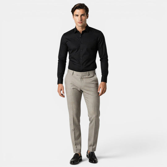 Chemise Business Classique Homme Manches Longues