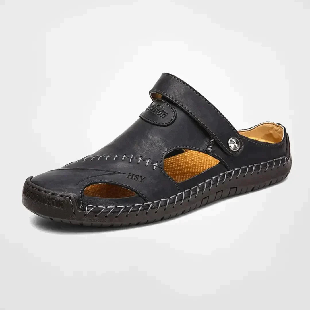 Sandales en Cuir Orthopédiques Homme Outdoor Plein Air