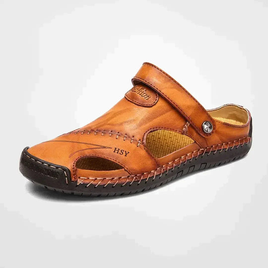 Sandales en Cuir Orthopédiques Homme Outdoor Plein Air