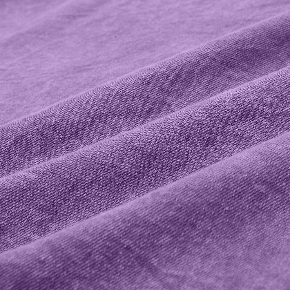 T-Shirt Henley Coton Délavé Homme Manches Courtes