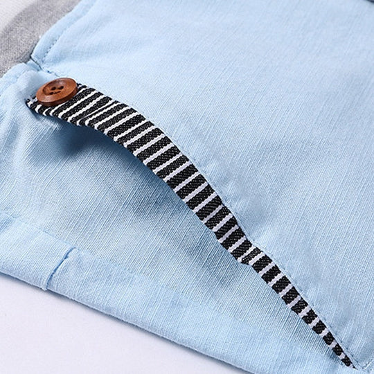 Pantalon Baggy en Lin Homme Été Coton Décontracté