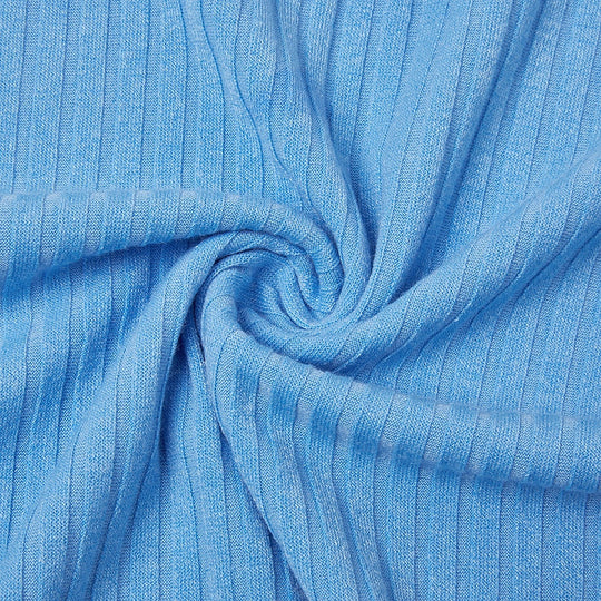 Polo en Maille Côtelée Homme Manches Courtes Casual