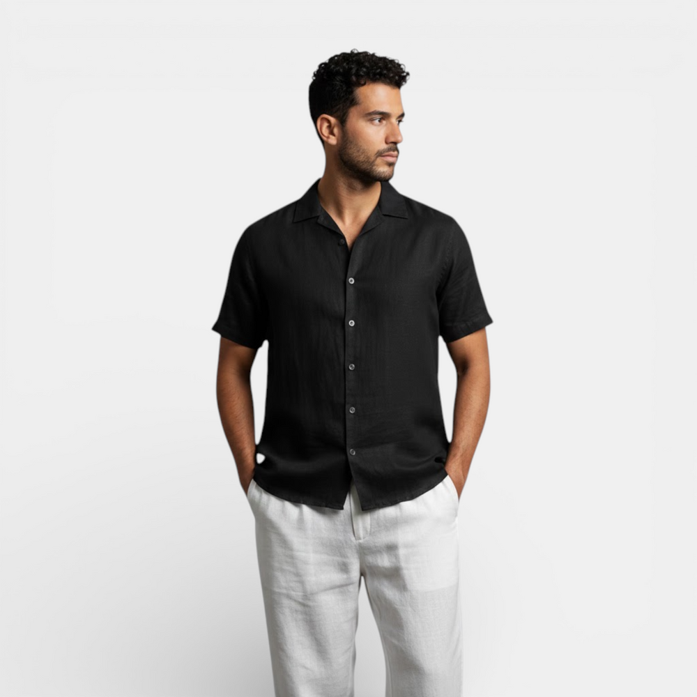 Chemise d'Été Légère Homme Manches Courtes Respirante