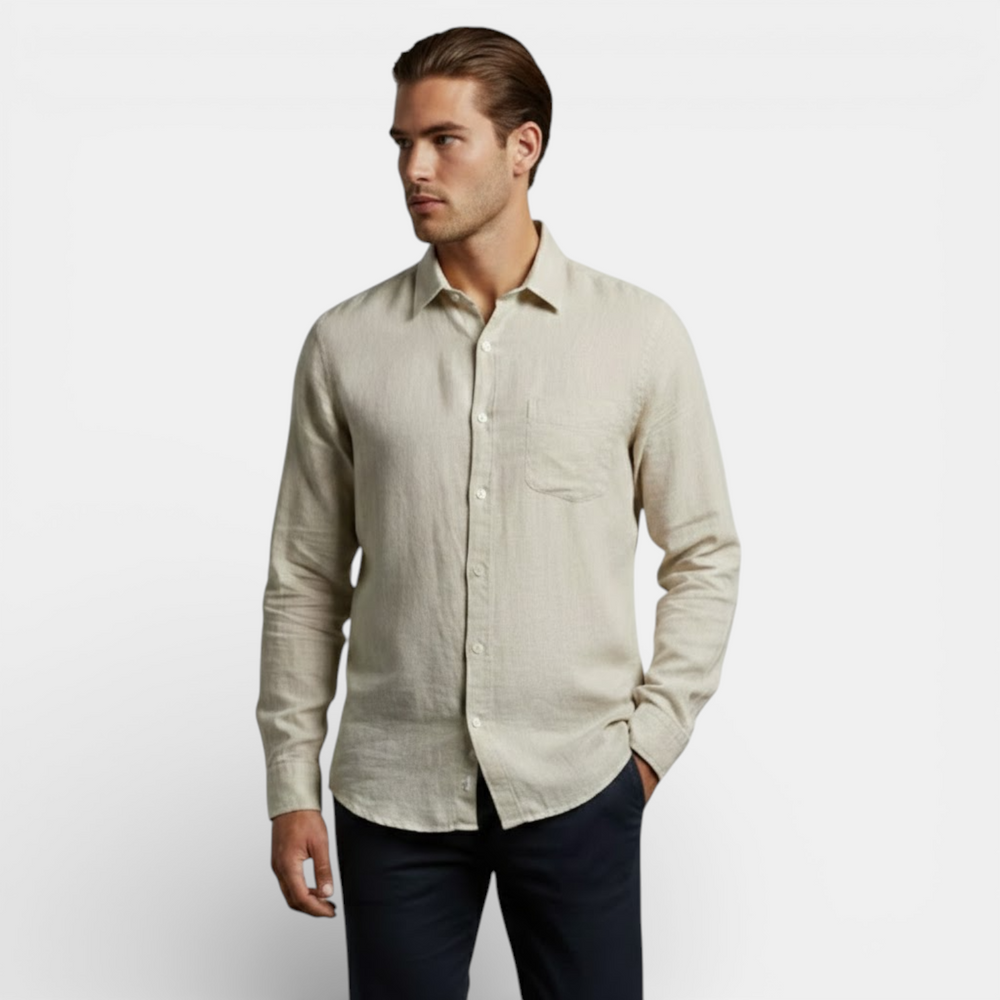 Chemise d'Été Respirante Homme Manches Longues Loisir