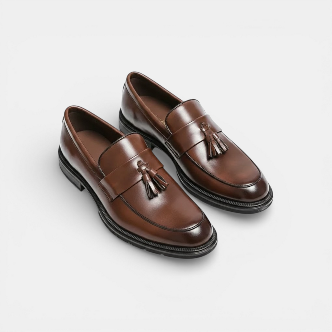 Mocassins Confort Élégants Homme Cuir à Enfiler Slip-On