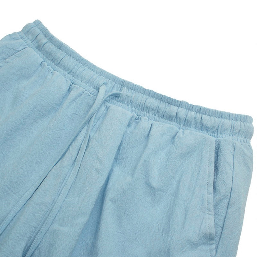 Short Cargo en Lin Homme Plage Été Coton Poches